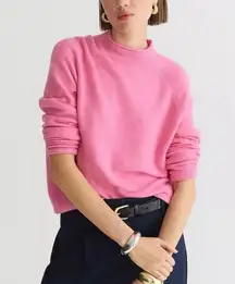 J. Crew Petunia Pink Super Soft Yarn Rollneck Sweater Size Large