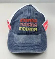 Indiana Graphic Trucker Hat Home Free Patriotic Cap One Size