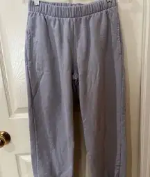 Brandy Melville Purple Grey Rosa Sweatpants