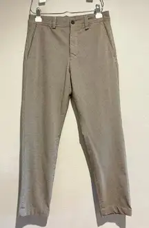 Zara plaid trousers pants office work career classic business casual academia 29