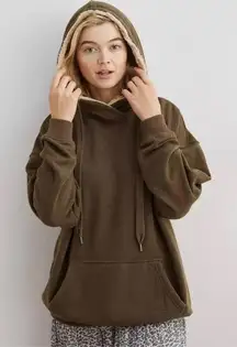 Aerie Sherpa, hooded sweatshirts, hoodie size small