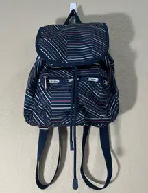 LESPORTSAC-Small Edie Drawstring Backpack Bag In Floral Euphoria EUC Daily Use