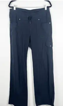 Kuhl Women's Wide Leg Drawstring Waist‎ Pants Black Sz 14