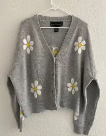 Daisy Flowers Cottage Cardigan