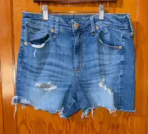Universal Thread Blue Distressed Jean Shorts