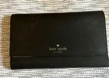 black clutch wallet. Pre owned