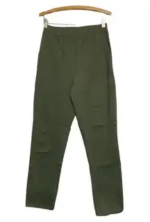 Denim & Co. military green pant