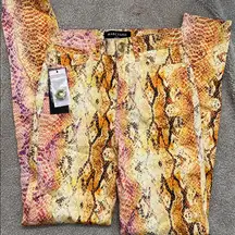 Guess by Marciano  Snake Print Skinny Pants