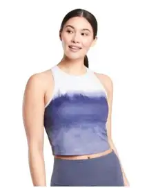 Athleta Athelta Shanti Watercolor Cropped Racerback Athletic Tank