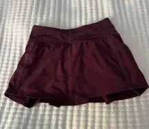 Pink Lululemon Pace Rival Skirt