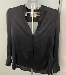 Alice + Olivia AIR black‎ blouse size 4