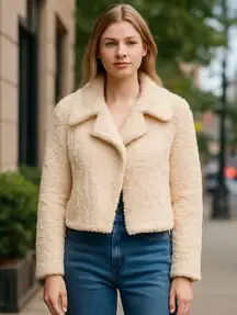 NWT Lira Carter Faux Fur Teddy Jacket Coat