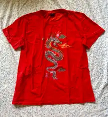 Urban Outfitters Red Dragon Tee Shirt Women’s Medium