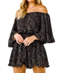 Free The Roses Flowy Ditsy Floral Romper - NWT