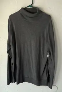 Amazon Essentials Womens XXL Gray Turtleneck Long‎ Sleeve Pullover Sweater