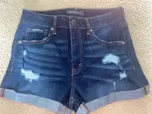 Dark Wash Jean Shorts