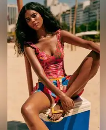 SÉZANE X FARM RIO FLAVIA SWIMSUIT