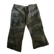 Gazooks 3 army print Bermuda shorts