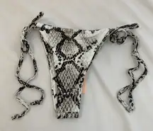 Chloe Rose Dream On‎ Snake Print Bikini Bottom