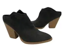 DOLCE VIDA Grey Faux Suede Lori Mules 9.5