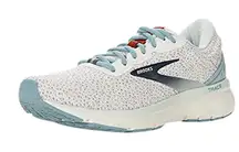 Brooks Trace 2 Running Shoes White Teal Lightweight Cushion Comfort 10.5