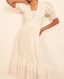 1HR SALE ⚡Reformation Betsie Dress (Ivory)