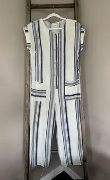 NWOT  Button Front Jumpsuit Size Medium