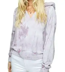 Style Rack Tie Dye Cotton Hoodie Sweatshirt Mauve Size Large NWT