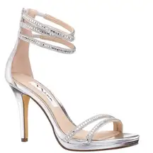 Silver High Heel 7.5