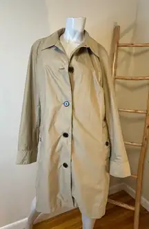 Lands End Trench Coat Women's XL