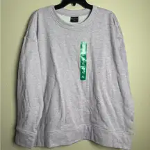 32 Degrees Cool Women‎ Size XL Pastel Lilac Crewneck Pullover Sweatshirt.