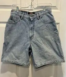 Vintage Faded Glory USA Made Womens Size 9/10 Stone Wash Denim Mom Shorts