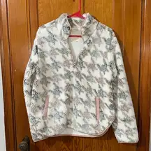 Women’s thread and supply fleece quarter zip size small