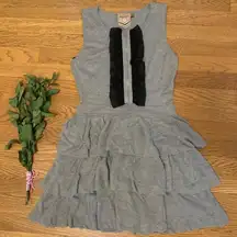 Twelve by Twelve Fit and Flare Tiered Cashmere Feel Skater Dress Medium