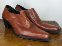 Mootsies Tootsies Leather Shoes Brown‎
