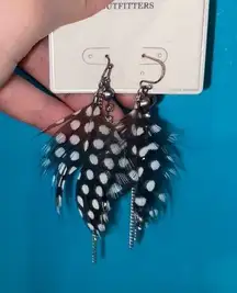 Feather earrings