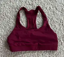 LULULEMON Burgundy Sports Bra