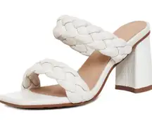 Iris Double Braided Mules Heeled Sandals