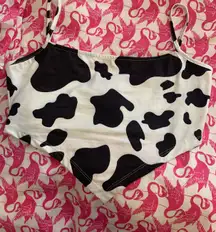 SheIn Cowprint Crop Top