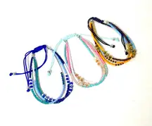 New Handmade Adjustable Size Stacking Bracelets With Beads