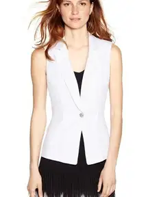 NWT Sleeveless Linen Vest Jacket
White House Black Market