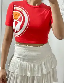 MK Ellesse logo Croptop tee 