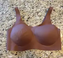 Knix cocoa brown tan Full Coverage Bra with Smooth Molded Cups size L+ large