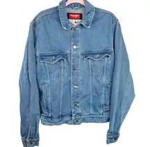 Vintage Western Wrangler Denim Jacket Western Trucker Jacket Wrangler Hero