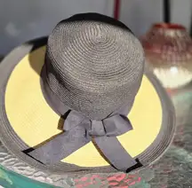 Scala Pronto Paper Hat Tan & Black