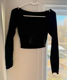 Randy Melville, black long sleeve