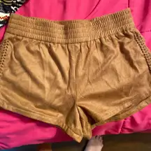 Suede Shorts