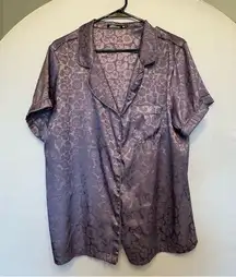 Tart purple animal print tops size XL