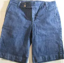 Nine West Denim Bermuda Shorts - Size 8