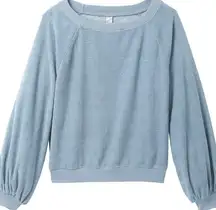 Prana kanapee sweatshirt in a beautiful blue